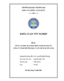 Khóa luận tốt nghiệp: Nâng cao hiệu quả hoạt động kinh doanh của Công ty TNHH Thương mại và Xây dựng Huyền Linh