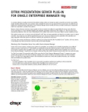 CITRIX PRESENTATION SERVER PLUG-IN FOR ORACLE ENTERPRISE MANAGER 10g