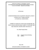 Master minor programme thesis English linguistics: A mixed method study on students’ speaking anxiety - A survey on 11th form students at Thanh Oai a high school