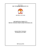 Đề án tốt nghiệp Quản lý công: Đổi mới hoạt động của Trung tâm Bảo trợ xã hội tỉnh Đắk Lắk