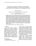 Recognizing Intellectual Capital in the Intangible Asset Structure of Enterprises in the Integration Peri