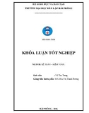 Khóa luận tốt nghiệp Kế toán Kiểm toán: Hoàn thiện tổ chức kế toán vốn bằng tiền tại Công ty Cổ phần Xây lắp và Thiết bị điện Hải Phòng