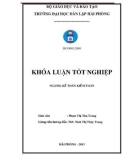 Khóa luận tốt nghiệp Kế toán Kiểm toán: Hoàn thiện công tác kế toán doanh thu, chi phí và xác định kết quả kinh tại công ty trách nhiệm hữu hạn thương mại Tùng Thịnh