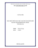 Luận văn Thạc sĩ Chính sách công: Thực hiện chính sách việc làm cho thanh niên trên địa bàn thành phố Buôn Ma Thuột, tỉnh Đắk Lắk