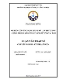 Luận văn Thạc sĩ Kỹ thuật: Nghiên cứu ứng dụng bánh đà lưu trữ năng lượng trong khai thác năng lượng tái tạo