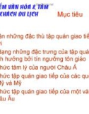 Đặc điểm văn hóa và tâm lý khách du lịch