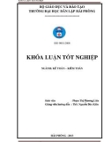 Khoá luận tốt nghiệp: Hoàn thiện tổ chức kế toán chi phí sản xuất và tính giá thành sản phẩm tại Công ty trách nhiệm hữu hạn New hope Hà Nội - Chi nhánh Hải Phòng