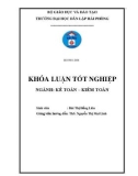 Khoá luận tốt nghiệp: Hoàn thiện công tác kế toán hàng hóa tại Công ty Cổ Phần Thương Mại và Xây Dựng Đông Vinh