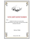 Sáng kiến kinh nghiệm THPT: Nghiên cứu đề xuất các giải pháp phát triển hiểu quả hoạt động thể thao ngoại khóa cho học sinh THPT