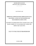 Luận văn Thạc sĩ Quản trị kinh doanh: Improving competitiveness through financial solutions - A study of Vietnam posts and telecommunications (VNPT)