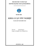 Khoá luận tốt nghiệp: Hoàn thiện công tác tổ chức kế toán tiền lương và các khoản trích theo lương