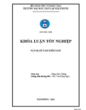 Khoá luận tốt nghiệp: Hoàn thiện công tác lập và phân tích bảng cân đối kế toán tại Công ty TNHH phát triển công nghệ hệ thống