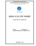 Khoá luận tốt nghiệp: Hoàn thiện công tác kế toán thanh toán với người mua, người bán tại Chi nhánh công ty cổ phần Bạch Đằng 10 tại Hải Phòng