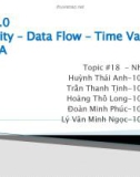 Security – Data Flow – Time Variant Data.A