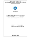 Khóa luận tốt nghiệp Việt Nam học: Tìm hiểu thực trạng và đề xuất giải pháp khai thác phát triển du lịch đối với chùa An Phú