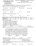 Đề thi học kì 2 môn Toán lớp 8 năm 2023-2024 - Trường THCS Nguyễn Du, Tam Kỳ