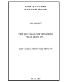 Luận văn Thạc sĩ Công nghệ thông tin: Phát hiện tranh chấp trong mạng nội bộ không dây