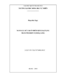 Luận văn Thạc sĩ Khoa học: Đánh giá mức độ ô nhiễm kim loại nặng trầm tích biển vịnh Hạ Long