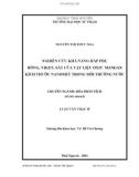 Luận văn Thạc sĩ hoá học: Nghiên cứu khả năng hấp phụ đồng, niken, sắt của vật liệu oxit mangan kính thước nanomet trong môi trường nước