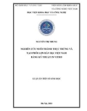 Luận án Tiến sĩ Sinh học: Nghiên cứu nuôi thành thục trứng và tạo phôi lợn bản địa Việt Nam bằng kĩ thuật in vitro