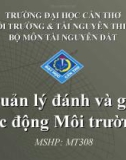 Quản lý đánh và giá tác động Môi trường