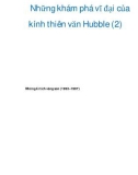 Những khám phá vĩ đại của kính thiên văn Hubble (2)