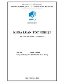 Khóa luận tốt nghiệp Kế toán - Kiểm toán: Hoàn thiện công tác kế toán nguyên vật liệu, công cụ dụng cụ tại Công ty TNHH MTV Công nghiệp nhựa Kim Sơn