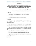 ĐIỀU TRA VỀ DỊCH TỄ HỌC TAI NẠN THƯƠNG TÍCH DO ĐỘNG VẬT CẮN, ĐỐT, HÚC TẠI 4 TỈNH TÂY NGUYÊN (ĐẮK LĂK, GIA LAI, KONTUM, ĐĂK NÔNG) 2005-2006