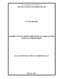 Luận án Tiến sĩ Kỹ thuật: Nghiên cứu hệ thống treo đoàn xe theo hướng giảm tải trọng động