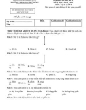Đề thi học kì 2 môn Vật lý lớp 9 năm 2023-2024 có đáp án - Trường THCS Võ Như Hưng, Điện Bàn (HSKT)