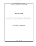 Luận văn Thạc sĩ Khoa học: Nghiên cứu khả năng hấp phụ As trên hỗn hợp ôxit Fe, Mn và ứng dụng xử lý tách As khỏi nguồn nước