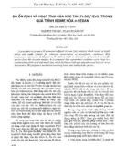 Báo cáo  Độ ổn dịnh và hoạt tính của xúc tác Pt-SO42-/ZrO2 trong quá trình isome hóa n-hexan 