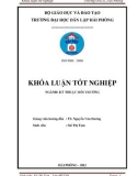 Đồ án tốt nghiệp ngành Kỹ thuật môi trường: Nghiên cứu chế tạo nhựa dễ phân hủy sinh học đi từ tinh bột cây giong riềng dựa trên nền nhựa PVA