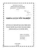 Khóa luận tốt nghiệp: Kế toán xác định kết quả hoạt động kinh doanh thương mại & phân tích hoạt động kinh doanh tại Công ty Phương Đông