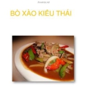 BÒ XÀO KIỂU THÁI