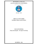 Đồ án tốt nghiệp ngành Kỹ thuật môi trường: Nghiên cứu chế tạo nhựa dễ phân hủy sinh học đi từ tinh bột sắn dựa trên nền nhựa PVA