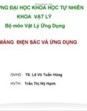 Mạng điện sắc và ứng dụng