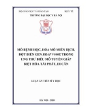 Luận án Tiến sĩ Y học: Mô bệnh học, hóa mô miễn dịch, đột biến gen Braf V600E trong ung thư biểu mô tuyến giáp biệt hóa tái phát, di căn