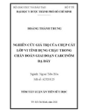 Tóm tắt Luận án Tiến sĩ Y học: Nghiên cứu giá trị của chụp cắt lớp vi tính bụng chậu trong chẩn đoán giai đoạn carcinôm tuyến dạ dày