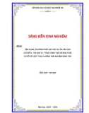 Sáng kiến kinh nghiệm THPT: Vận dụng phương pháp dạy học dự án vào dạy chủ đề 6 - Tin học 11: Thực hành tạo và khai thác cơ sở dữ liệu theo hướng trải nghiệm sáng tạo