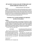 Báo cáo y học: kếT QUả điềU TRị NGOạI KHOA MộT Số BệNH BƯớU GIÁP không nhiễm độc ở NGƯời CAO TuổI