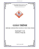 Giáo trình Dinh dưỡng và vệ sinh an toàn thực phẩm (Ngành: Y sĩ - Trung Cấp) - Trường Cao đẳng Y tế Bạc Liêu