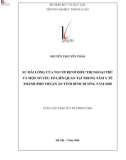 Tóm tắt luận văn Thạc sĩ Y tế công cộng: Sự hài lòng của người bệnh điều trị ngoại trú và một số yếu tố liên quan tại trung tâm y tế thành phố Thuận An, tỉnh Bình Dương năm 2020