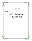 Đề tài: Quản lý chất thải rắn đô thị