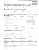 Đề thi thử THPT Quốc gia năm 2017 môn Toán - THPT Phạm Phú Thứ - Mã đề 121