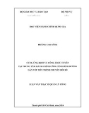 Luận văn Thạc sĩ Quản lý công: Cung ứng dịch vụ công trực tuyến tại Trung tâm Hành chính công tỉnh Bình Dương gắn với tiến trình chuyển đổi số