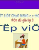 Bài giảng môn Tiếng Việt lớp 3 năm học 2020-2021 - Tuần 29: Tập viết Ôn chữ hoa T (Trường Tiểu học Thạch Bàn B)