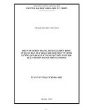 Luận văn Thạc sĩ Khoa học: Phân tích hiện trạng, đánh giá biến động sử dụng đất giai đoạn 2005-2010 phục vụ định hướng qui hoạch sử dụng đất đến năm 2020 quận Đồ Sơn thành phố Hải Phòng