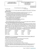 Đề thi thử tốt nghiệp THPT năm 2021 môn Tiếng Anh lần 1 - Trường THPT Lý Thái Tổ, Bắc Ninh