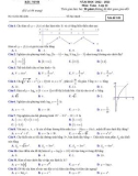 Đề thi học kì 1 môn Toán lớp 12 năm 2022-2023 có đáp án - Sở GD&ĐT Bắc Ninh